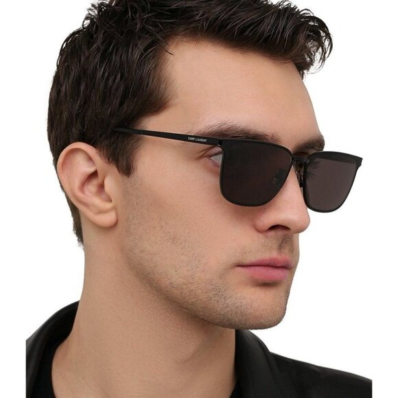 NEW SAINT LAURENT SUNGLASSES SL428 002 UNISEX BLACK EYEWEAR SL 428 002 - Picture 1 of 11